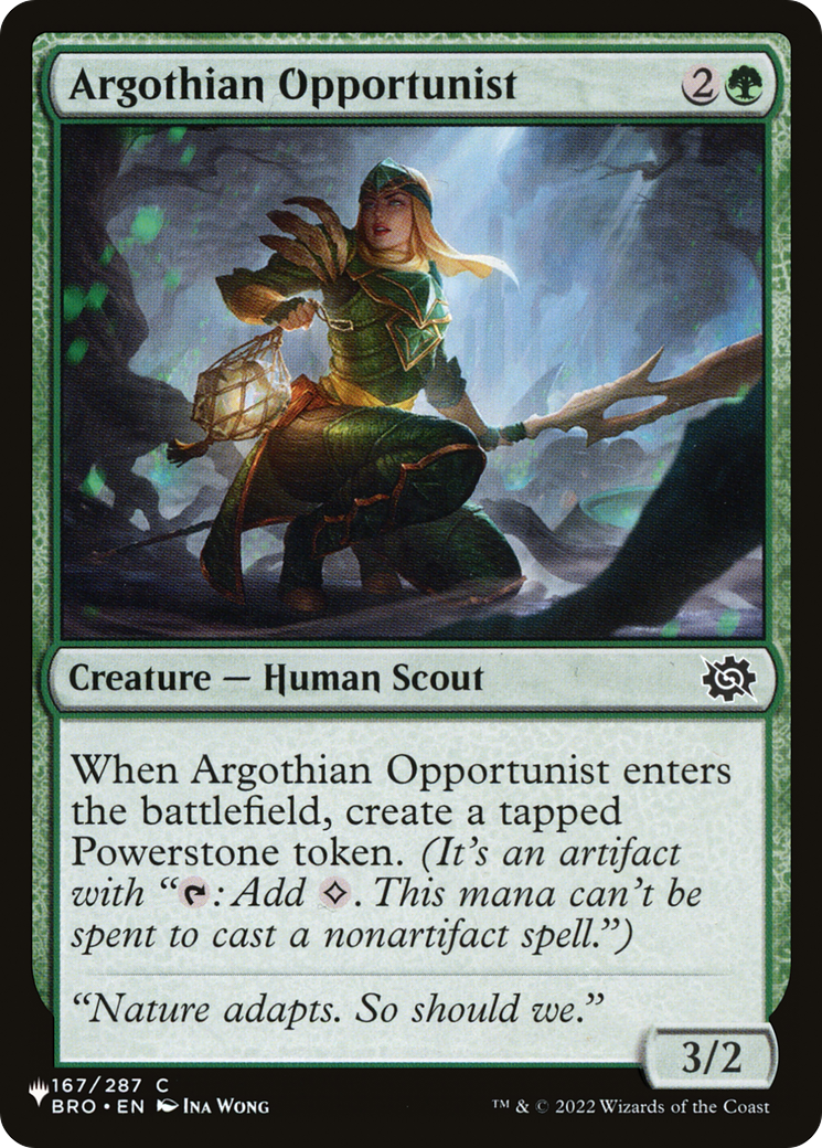 Argothian Opportunist [The List Reprints] | Gamers Paradise