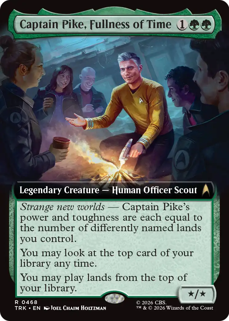 Captain Pike, Fullness of Time (Extended Art) [Star Trek] | Gamers Paradise