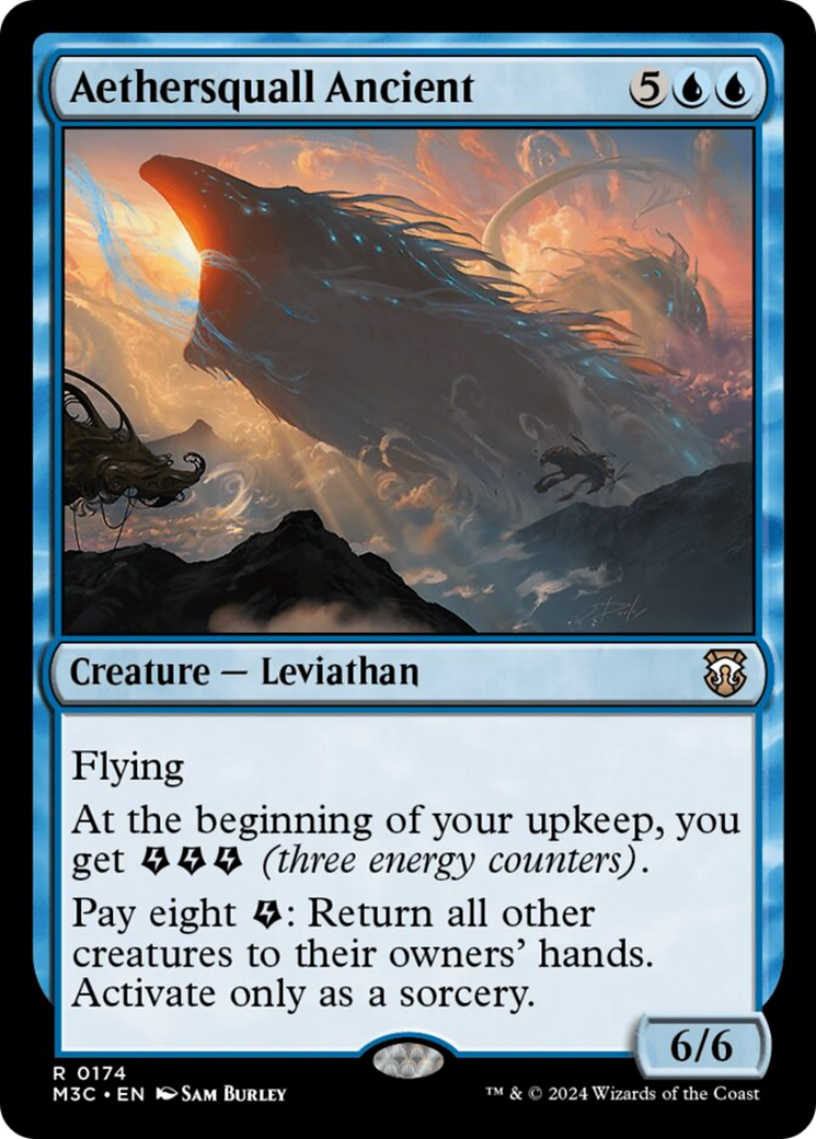 Aethersquall Ancient (Ripple Foil) [Modern Horizons 3 Commander] | Gamers Paradise