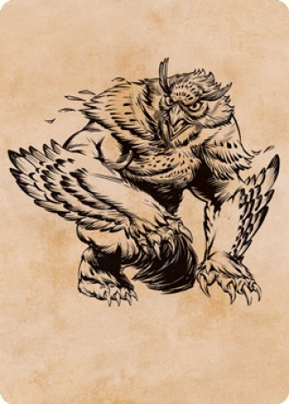Owlbear (Showcase) Art Card [Dungeons & Dragons: Adventures in the Forgotten Realms Art Series] | Gamers Paradise