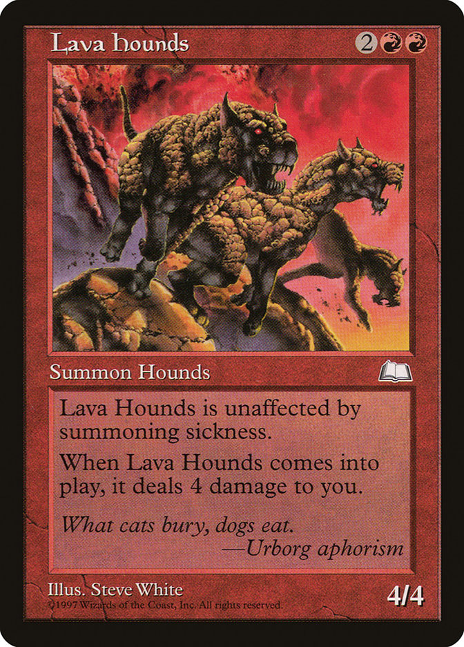Lava Hounds [Weatherlight] | Gamers Paradise