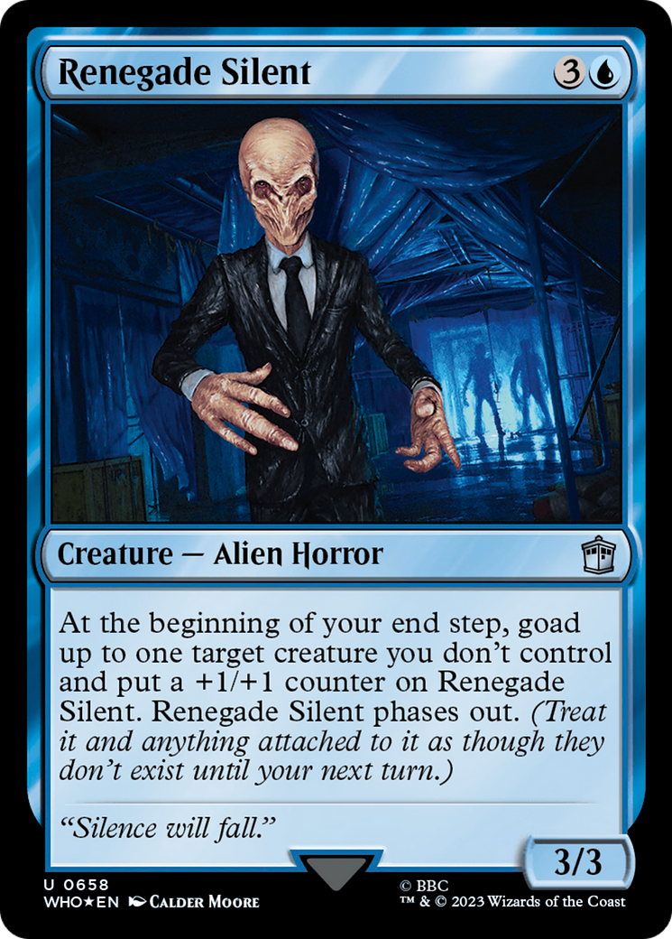 Renegade Silent (Surge Foil) [Doctor Who] | Gamers Paradise