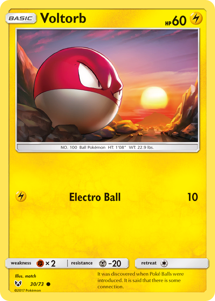 Voltorb (30/73) [Sun & Moon: Shining Legends] | Gamers Paradise