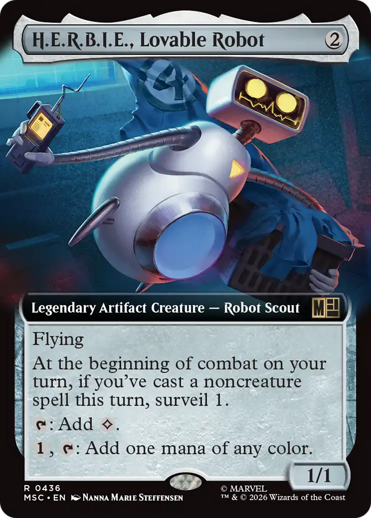 H.E.R.B.I.E., Lovable Robot (Extended Art) [Marvel Super Heroes Commander] | Gamers Paradise