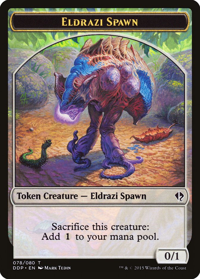 Eldrazi Spawn Token (078/080) [Duel Decks: Zendikar vs. Eldrazi] | Gamers Paradise