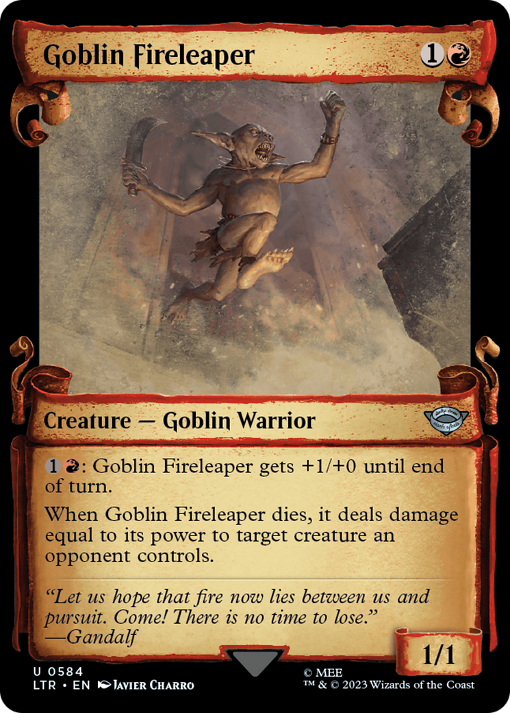 Goblin Fireleaper [The Lord of the Rings: Tales of Middle-Earth Showcase Scrolls] | Gamers Paradise