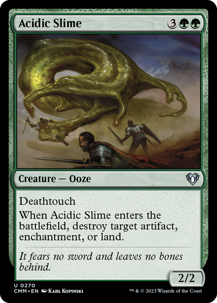 Acidic Slime [Commander Masters] | Gamers Paradise