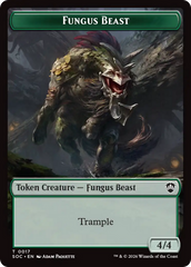 Goat // Fungus Beast Double-Sided Token [Secrets of Strixhaven Commander Tokens] | Gamers Paradise