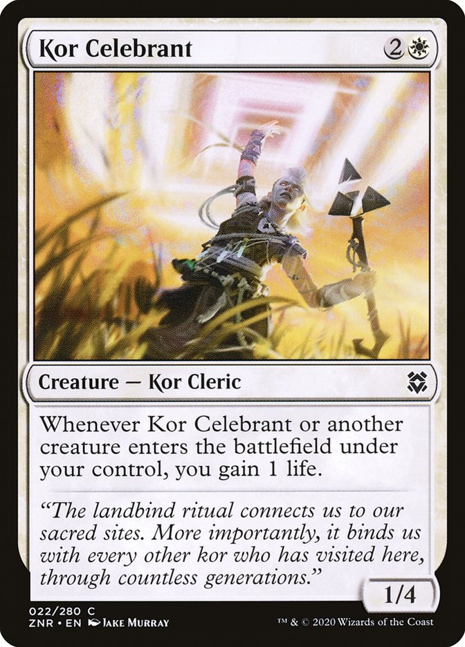 Kor Celebrant [Zendikar Rising] | Gamers Paradise