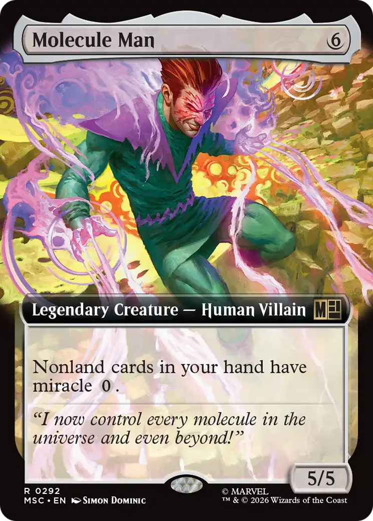 Molecule Man (Extended Art) [Marvel Super Heroes Commander] | Gamers Paradise
