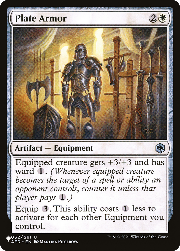 Plate Armor [The List Reprints] | Gamers Paradise