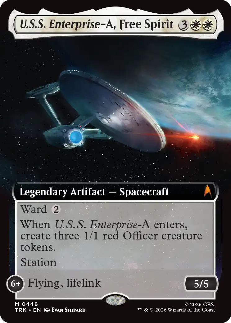 U.S.S. Enterprise-A, Free Spirit (Extended Art) [Star Trek] | Gamers Paradise