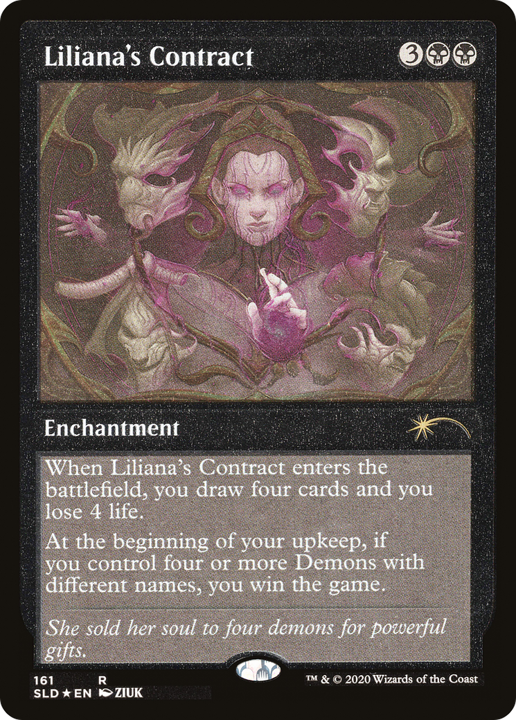 Liliana's Contract (Foil Etched) [Secret Lair Drop Series] | Gamers Paradise