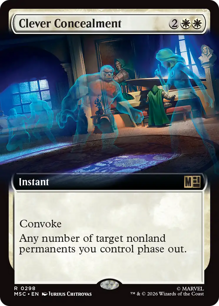 Clever Concealment (Extended Art) [Marvel Super Heroes Commander] | Gamers Paradise
