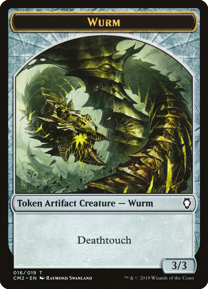 Wurm Token (016/019) [Commander Anthology Volume II Tokens] | Gamers Paradise