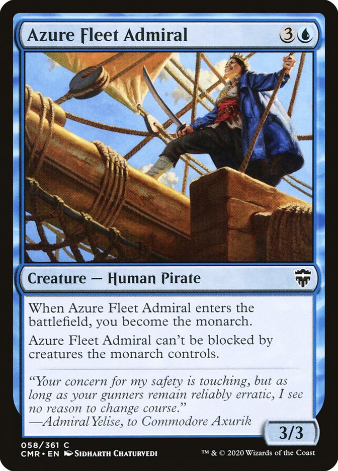 Azure Fleet Admiral [Commander Legends] | Gamers Paradise
