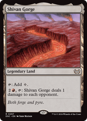 Shivan Gorge [Duskmourn: House of Horror Commander] | Gamers Paradise