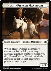 Heart-Piercer Manticore // Dragon Double-Sided Token [Commander 2019 Tokens] | Gamers Paradise