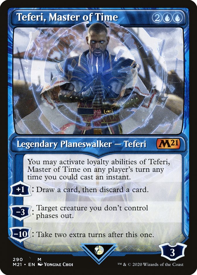Teferi, Master of Time (Showcase) (290) [Core Set 2021] | Gamers Paradise