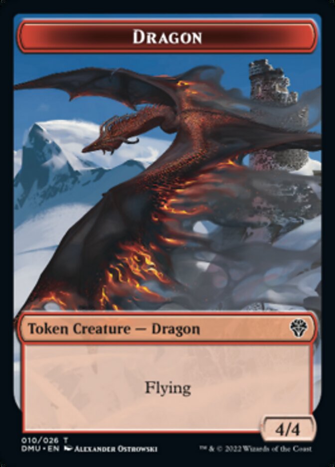 Soldier // Dragon Double-Sided Token [Dominaria United Tokens] | Gamers Paradise