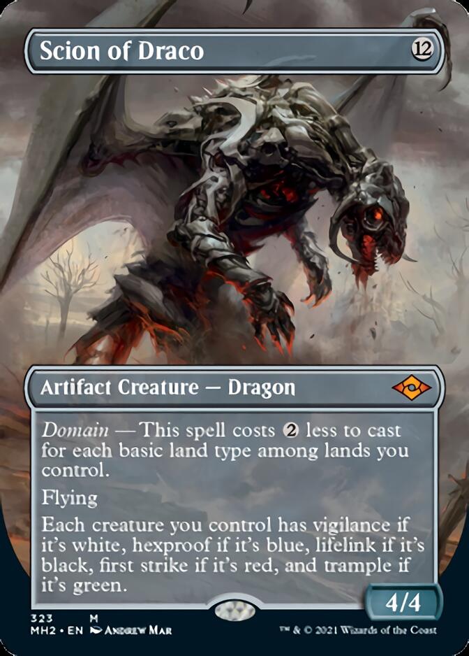 Scion of Draco (Borderless Alternate Art) [Modern Horizons 2] | Gamers Paradise