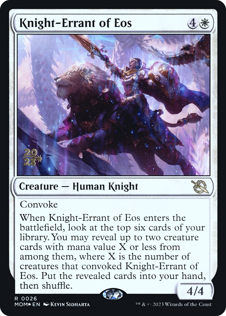 Knight-Errant of Eos [March of the Machine Prerelease Promos] | Gamers Paradise