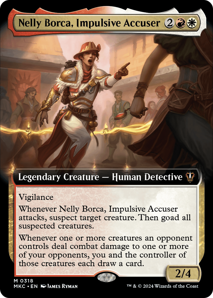 Nelly Borca, Impulsive Accuser (Extended Art) [Murders at Karlov Manor Commander] | Gamers Paradise