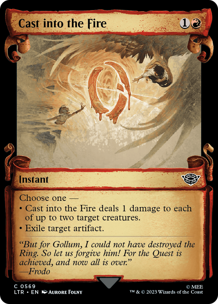Cast into the Fire [The Lord of the Rings: Tales of Middle-Earth Showcase Scrolls] | Gamers Paradise