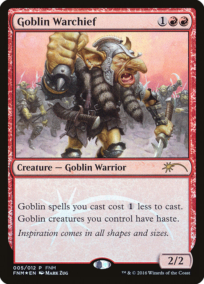 Goblin Warchief [Friday Night Magic 2016] | Gamers Paradise
