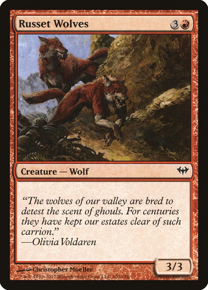 Russet Wolves [Dark Ascension] | Gamers Paradise