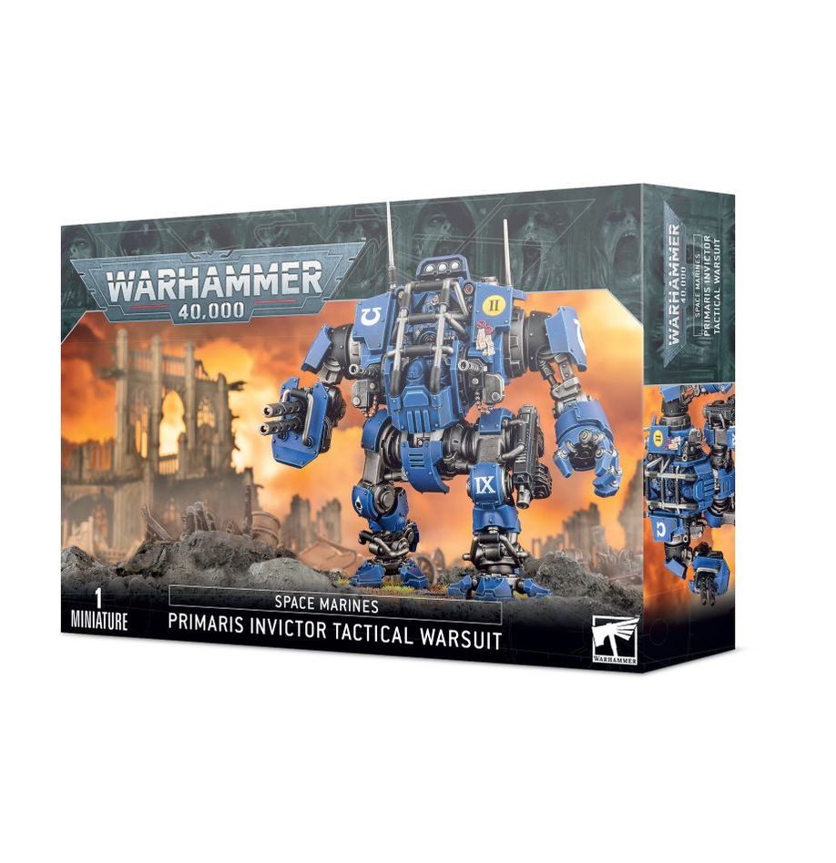 Warhammer 40k - Space Marines - Primaris Invictor Tactical Warsuit | Gamers Paradise