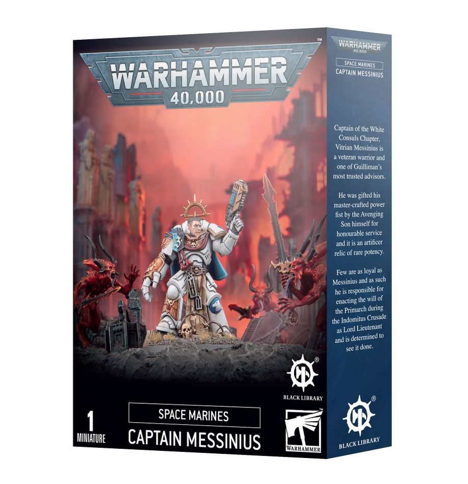 Warhammer 40k - Space Marines - Captain Messinius | Gamers Paradise