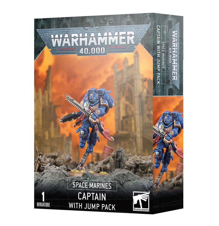 Warhammer 40k - Space Marines - Captain with Jump Pack