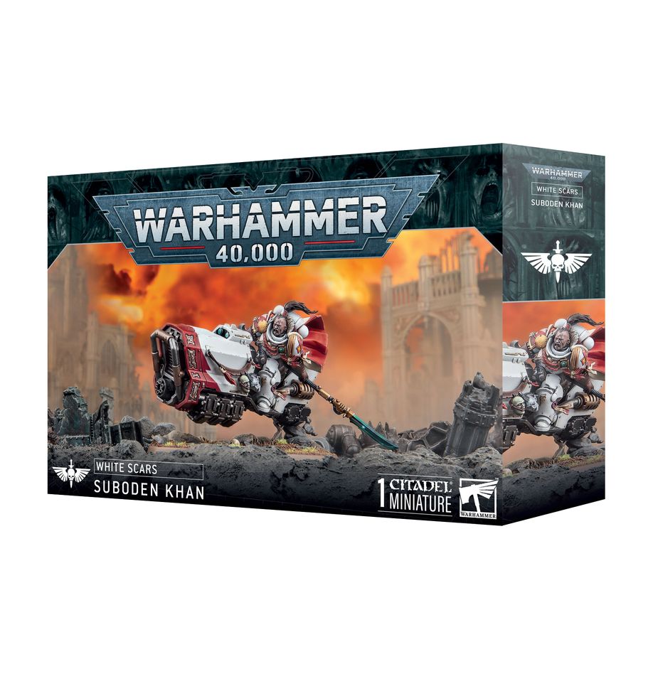 Warhammer 40k - White Scars - Suboden Khan (PREORDER) | Gamers Paradise