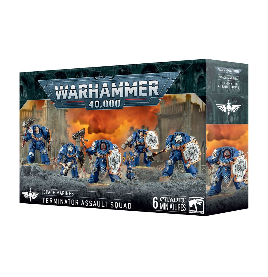 Warhammer 40k - Space Marines - Terminator Assault Squad 2025 (PREORDER) | Gamers Paradise