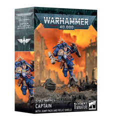 Warhammer 40k - Space Marines - Captain with Jump Pack and Relic Shield | Gamers Paradise