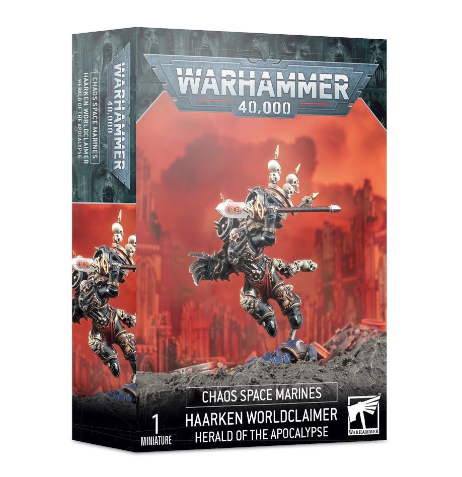 Warhammer 40k - Chaos Space Marines - Haarken Worldclaimer Herald of the Apocalypse | Gamers Paradise