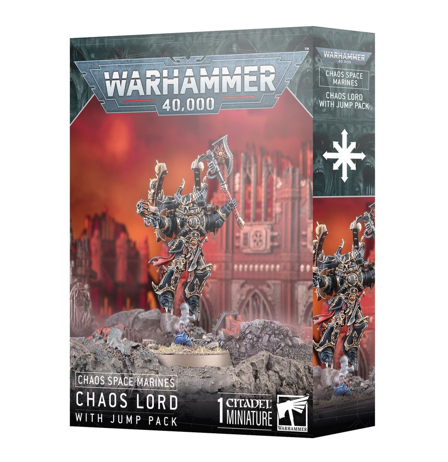 Warhammer 40k - Chaos Space Marines - Chaos Lord With Jump Pack | Gamers Paradise