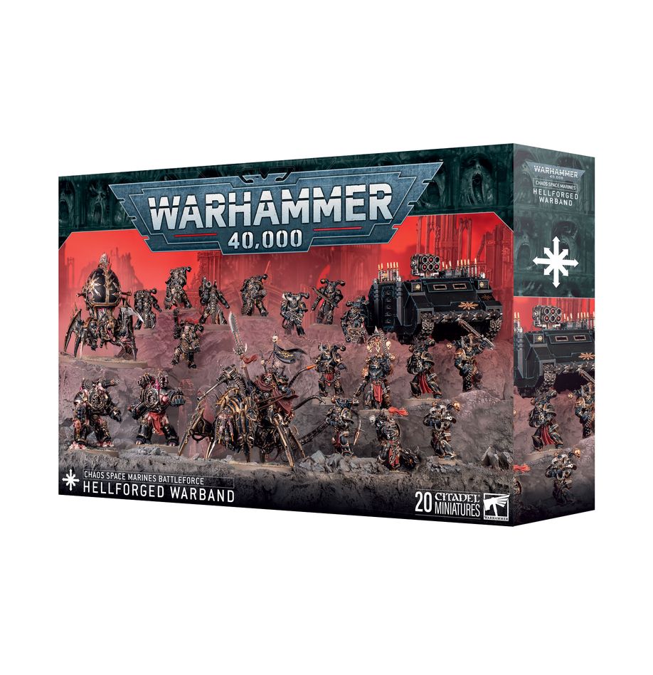 Warhammer 40k - Chaos Space Marines Battleforce - Hellforged Warband | Gamers Paradise