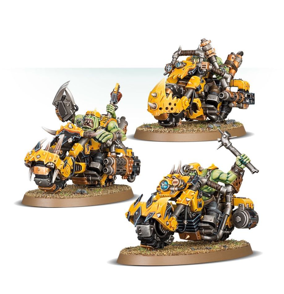 Warhammer 40k - Orks -  Ork Warbiker Mob | Gamers Paradise