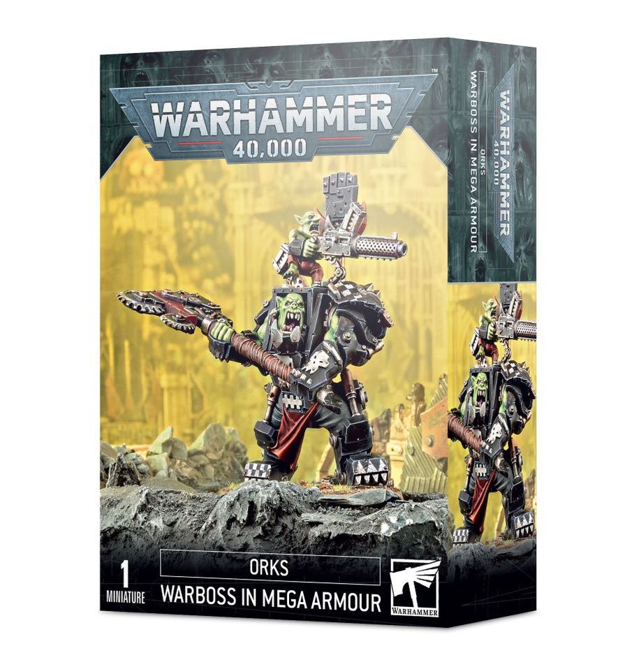 Warhammer 40k - Orks - Warboss in Mega Armour | Gamers Paradise