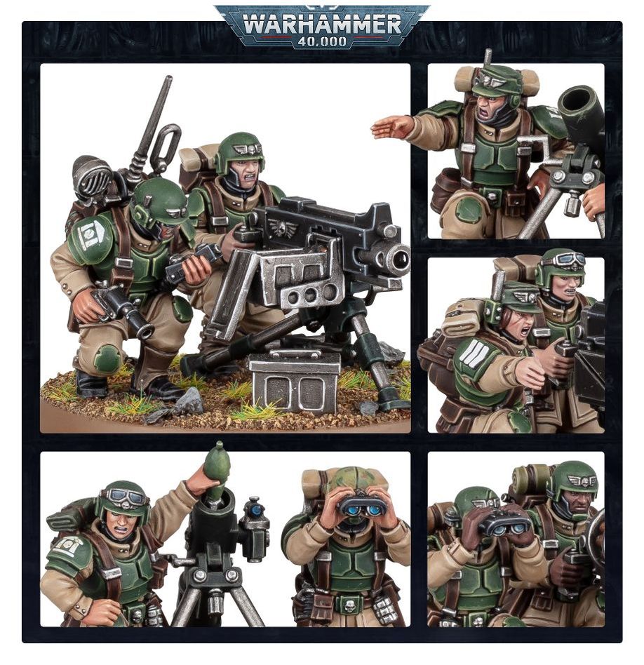 Warhammer 40k - Astra Militarum - Heavy Weapons Squad | Gamers Paradise