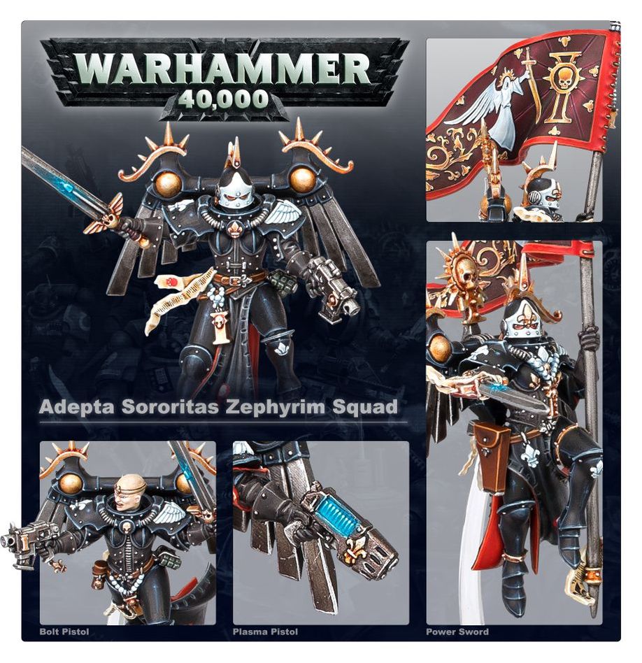 Warhammer 40k - Adepta Sororitas - Seraphim Squad | Gamers Paradise