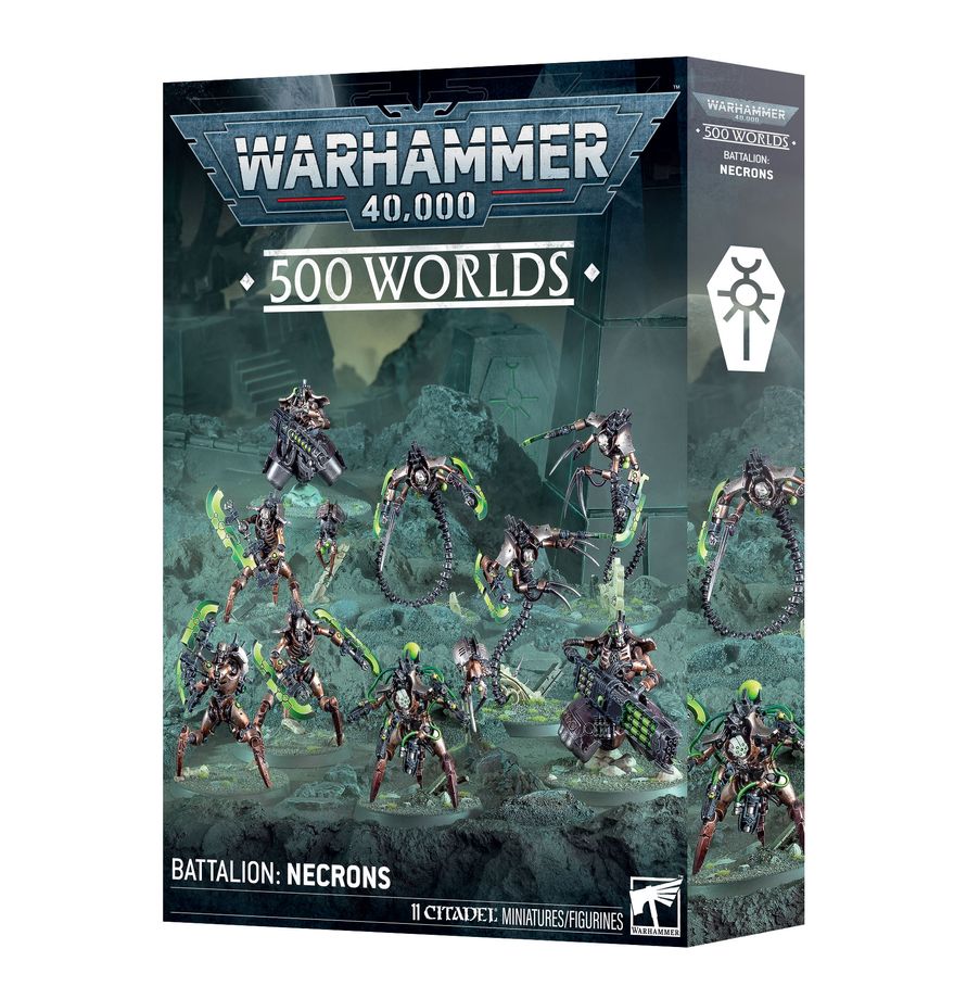 Warhammer 40k - Necrons - 500 Worlds Battalion: Necrons (PREORDER) | Gamers Paradise