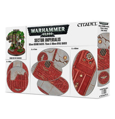 Warhammer 40k - SECTOR IMPERIALIS 60MM ROUND, 75MM OVAL & 90MM OVAL BASES | Gamers Paradise