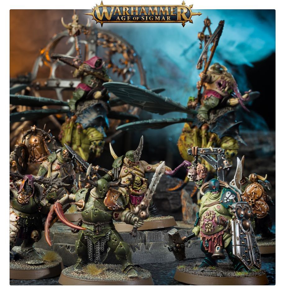 Warhammer: Age of Sigmar - Maggotkin of Nurgle - Putrid Blightkings | Gamers Paradise