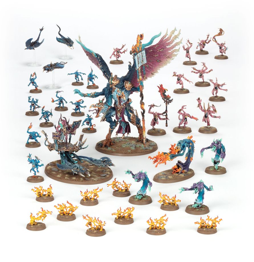 Warhammer Age of Sigmar - Disciples of Tzeentch - Warpflame Cavalcade - Battleforce (PREORDER) | Gamers Paradise