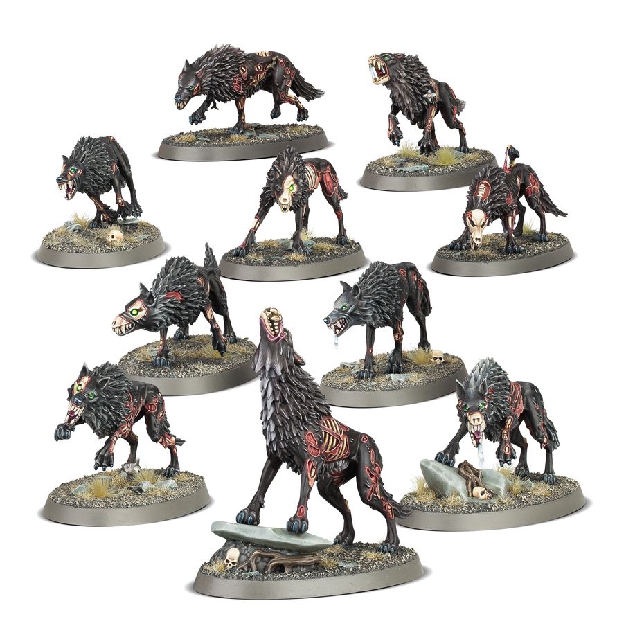 Warhammer: Age of Sigmar - Soulblight Gravelords - Dire Wolves | Gamers Paradise
