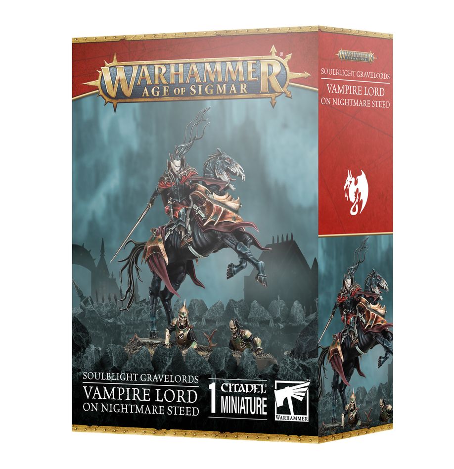 Warhammer: Age of Sigmar - Soulblight Gravelords - Vampire Lord on Nightmare Steed | Gamers Paradise