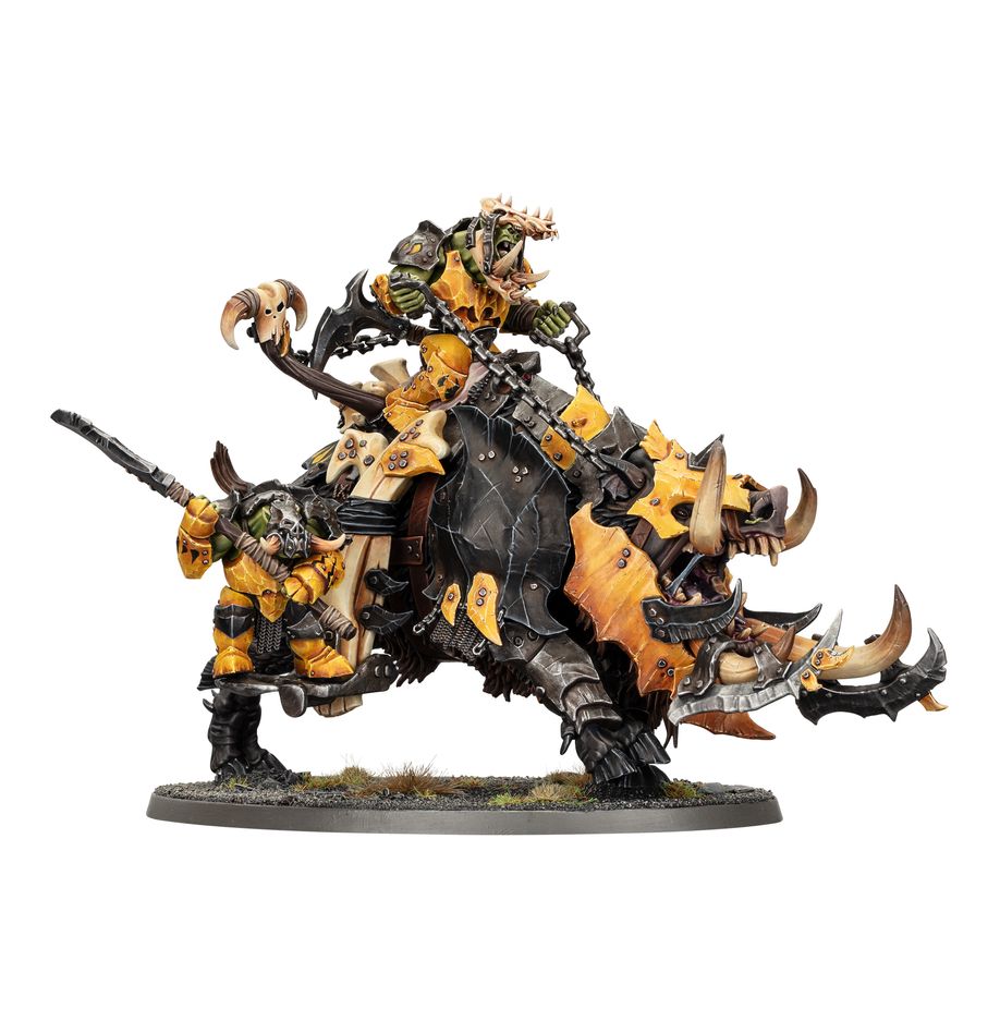 Warhammer: Age of Sigmar - Orruk Warclans - Tuskboss on Maw-Grunta | Gamers Paradise